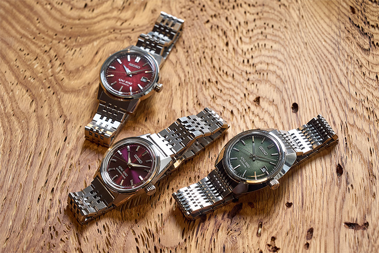 写真：SDKA011、SDKS031、SDKA021、KING SEIKO